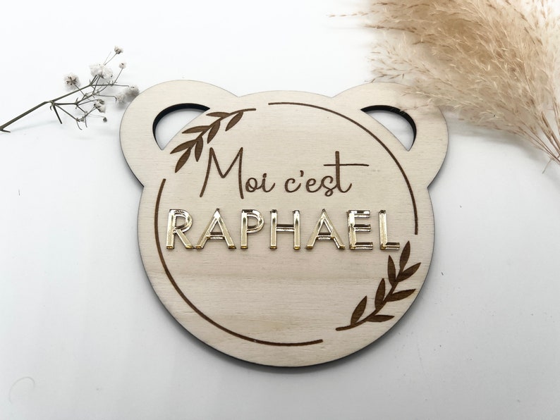 Carte bienvenue bébé avec ou sans Lot de Cartes Étapes en Bois pour Bébé - Personnalisables pour Immortaliser les Premiers mois de Bebe image 10