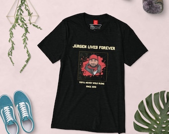 Jurgen Lives Forever T-Shirt - Jurgen Klopp - The Normal One - LFC Clothing - Liverpool Legend - LFC Gifts