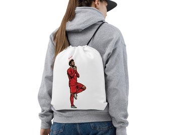 King Mo Drawstring Bag - Soccer Bag - Cleats Bag - Sports Bag - Drawstring Bag - Gym Bag - Lightweight & Durable - The Egyptian King
