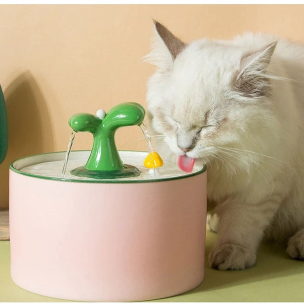 Cat Fountain Etsy