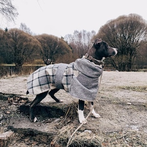 Autumn And Winter Plaid Pattern Cozy Coat for Dogs