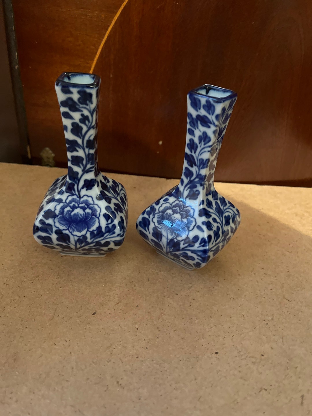 Two Vintage Small Vases Made in Thailand Etsy