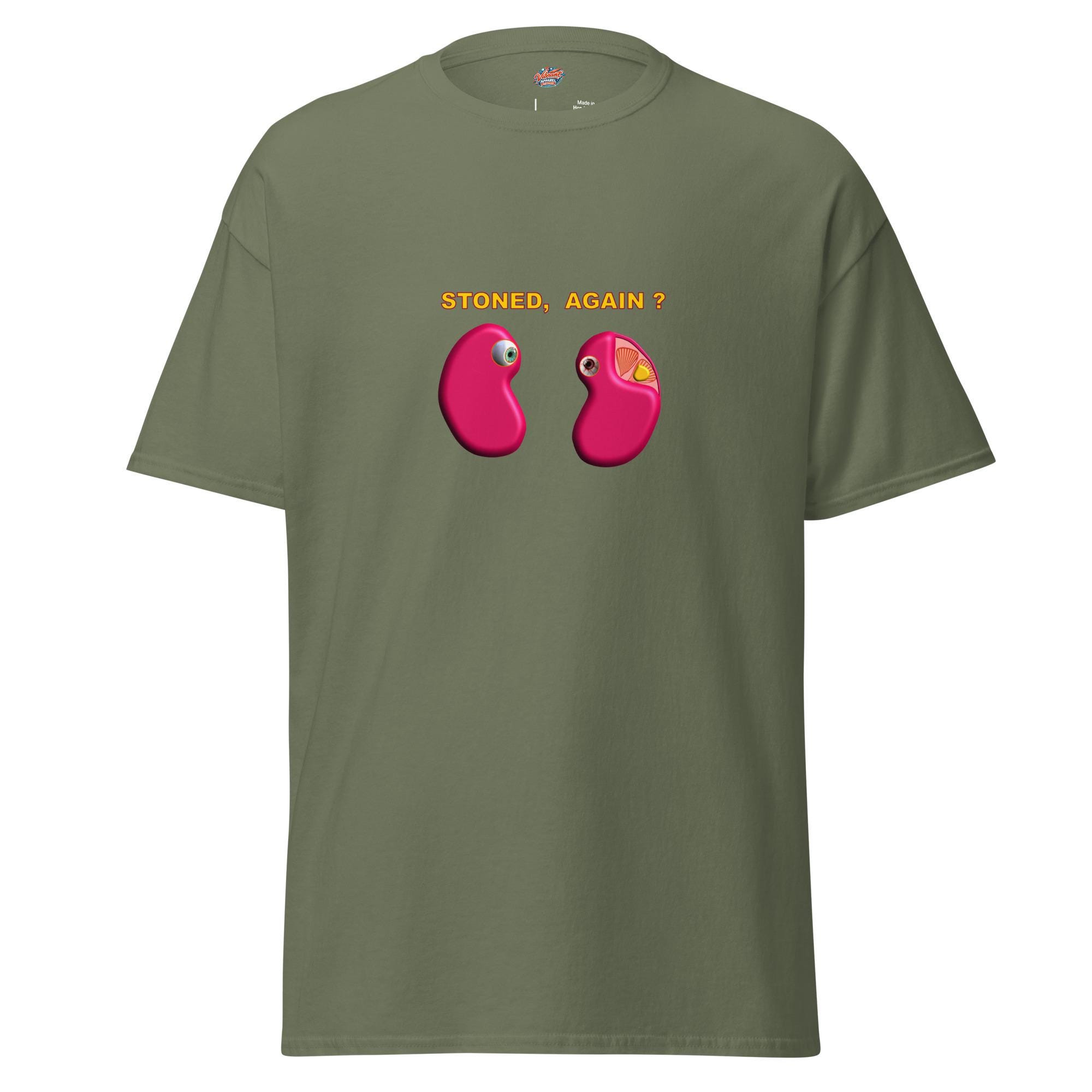 Stoned Again Kidney T-Shirt, Urology Humor Tee, Medical Gift for Patients & Nurses