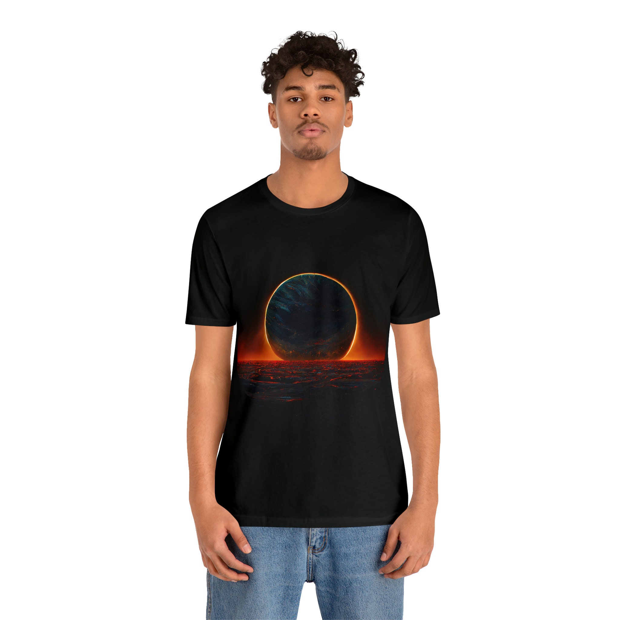 Black Sun T-shirt - Unisex Jersey Short Sleeve Tee - Etsy