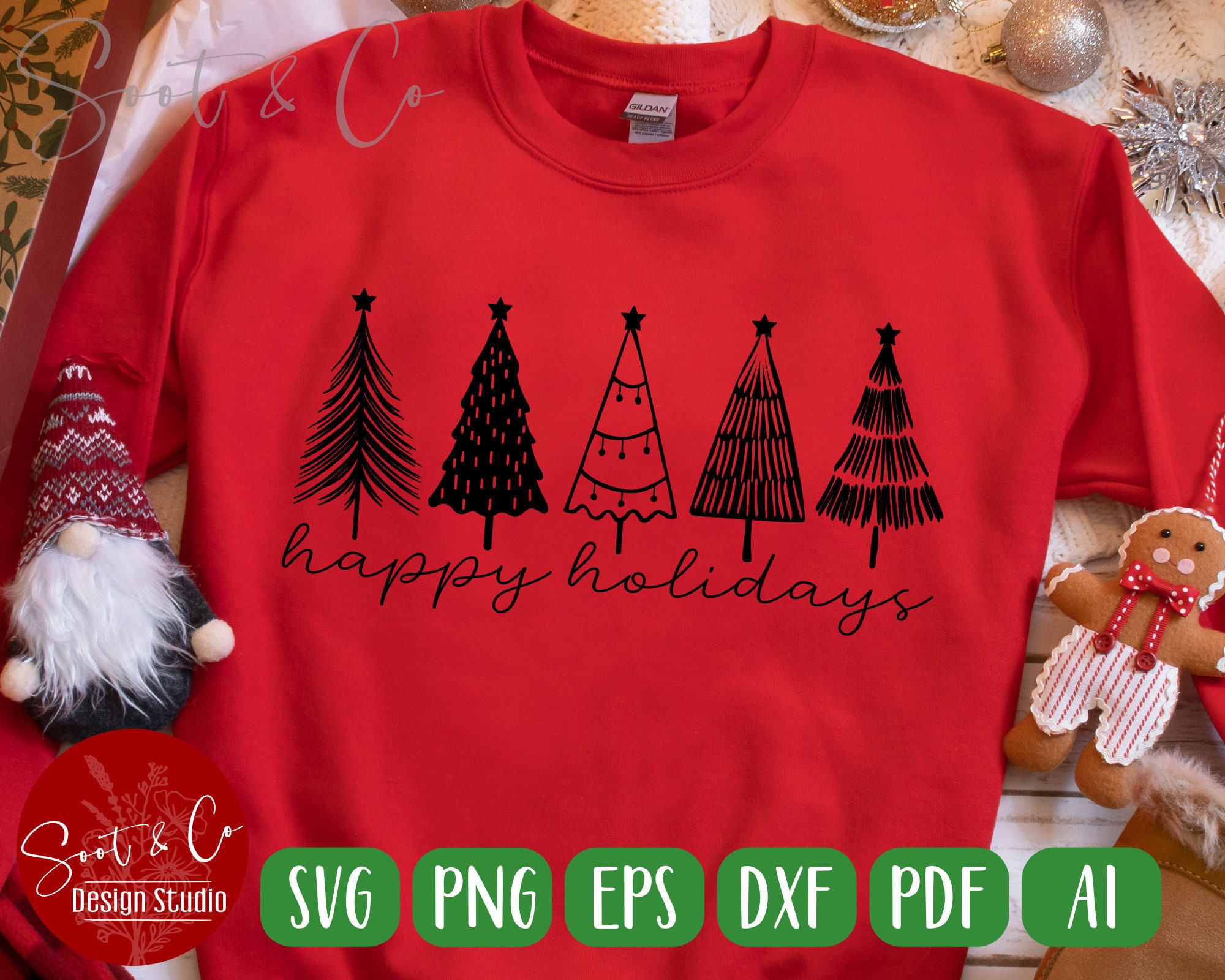 Christmas SVG Bundle - Christmas Shirt SVG for Cricut - Christmas T ...