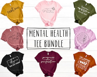 Mental Health SVG Bundle – T-Shirt Designs for Cricut (Digital Download)