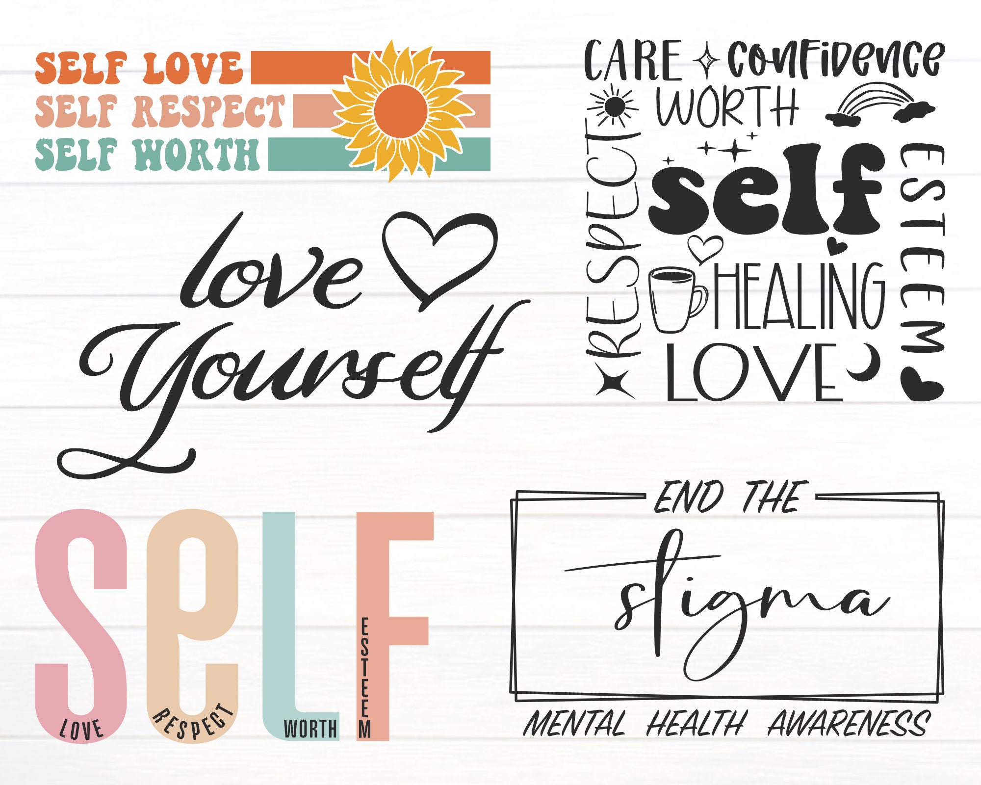 Mental Health Matters SVG - Big Bundle SVG File for Cricut - Mental ...