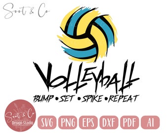 Volleyball SVG PNG, Volleyball Team Svg, Volleyball Mom Svg, Volleyball Fan Svg, Volleyball Shirt Svg, Game Day Svg, Cricut, Sublimation