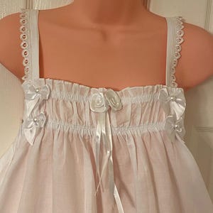 Sheer Cotton Nightie Etsy UK