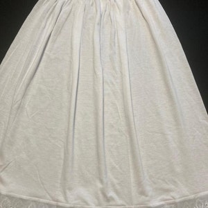 Soft Cotton Half Slip,Underskirt, Petticoat Lightweight,Pure White,Stretchy Lace Edged,UK free delivery 30 In Stock image 8