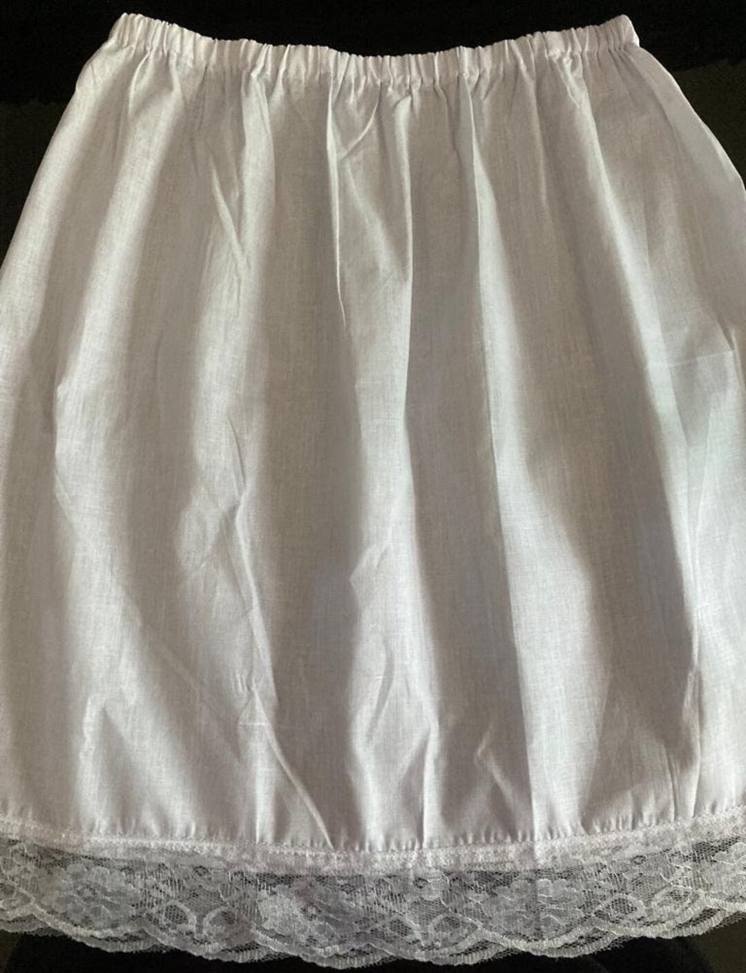 100 Cotton Half Slip anti Statics Petticoat Pure Etsy