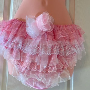 Top in jersey con bordini di volant 3 pz - Rosa polvere/pois - BAMBINO Top in jersey con bordini di volant 3 pz - Rosa polvere/pois - BAMBINO