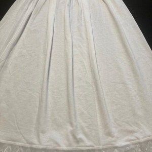 Soft Cotton Half Slip,Underskirt, Petticoat Lightweight,Pure White,Stretchy Lace Edged,UK free delivery 30 In Stock image 5