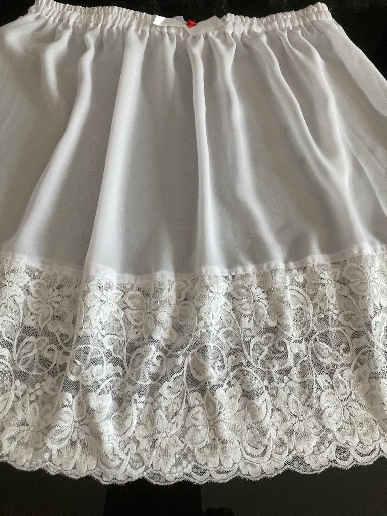 Pure White Spring and Summer Party Skirt Petticoat Slip Soft - Etsy