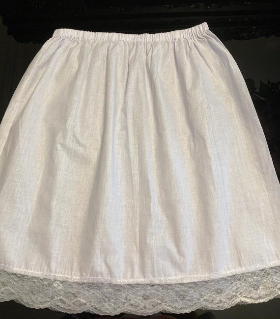 100 cotton womens cotton half slip