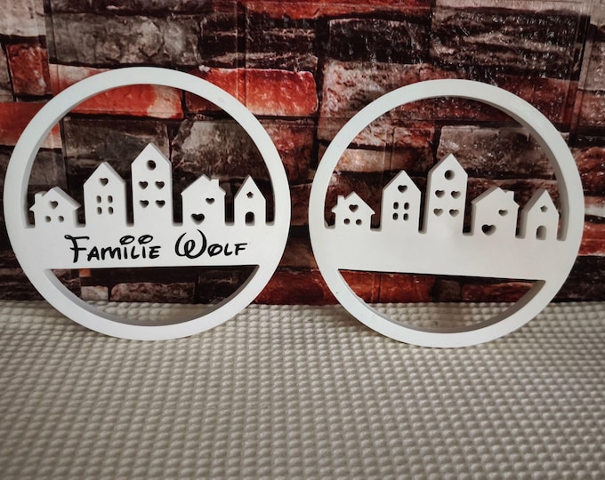 Door wreath house wreath decoration personalizable