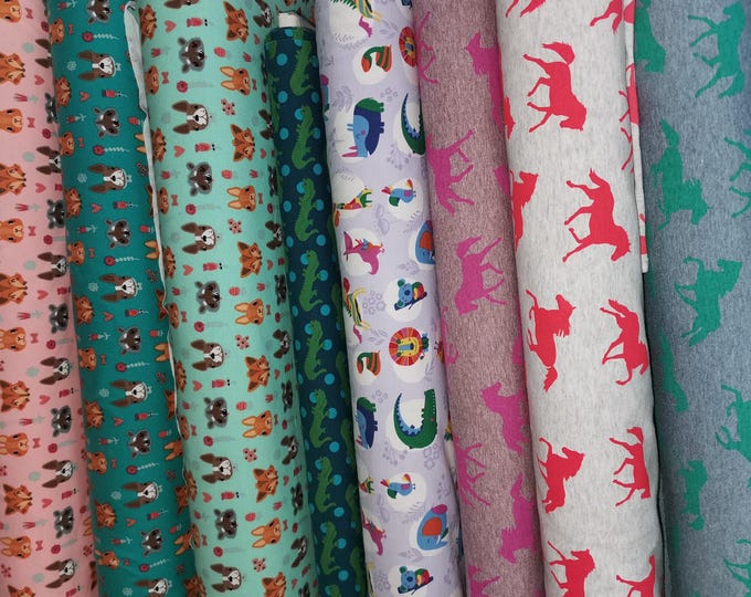 Jersey cotton jersey, sold by the meter