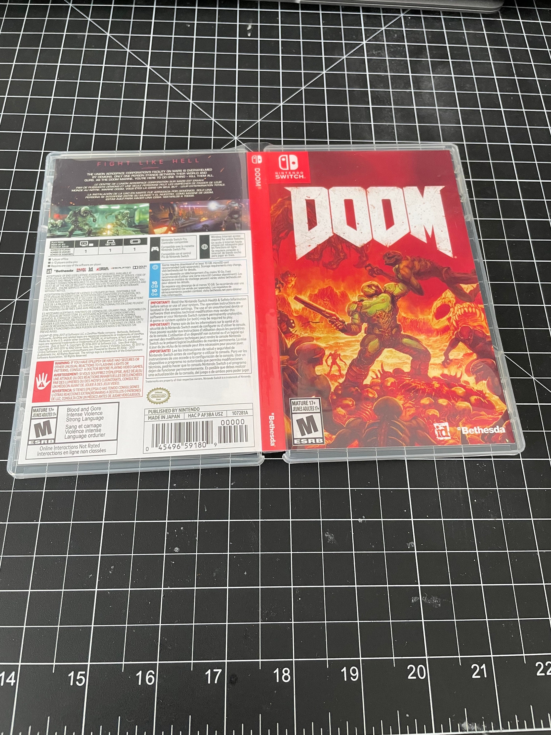Doom Switch Case Etsy Canada
