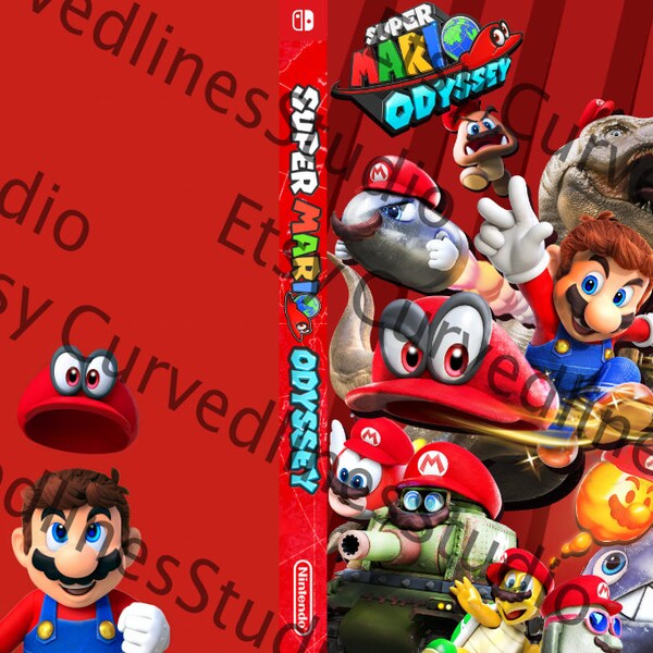 Mario Odyssey - Etsy