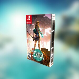 Zelda Tears of the Kingdom Nintendo Switch 1 Game Cart Cassette Case