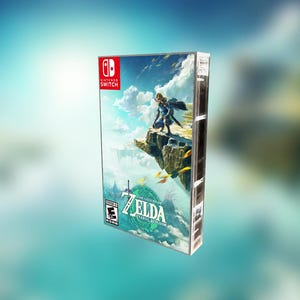 ゼルダの伝説 ティアーズ オブ ザ キングダム Nintendo Switch 1 ゲームカートリッジ カセットケース オリジナルバリエーション