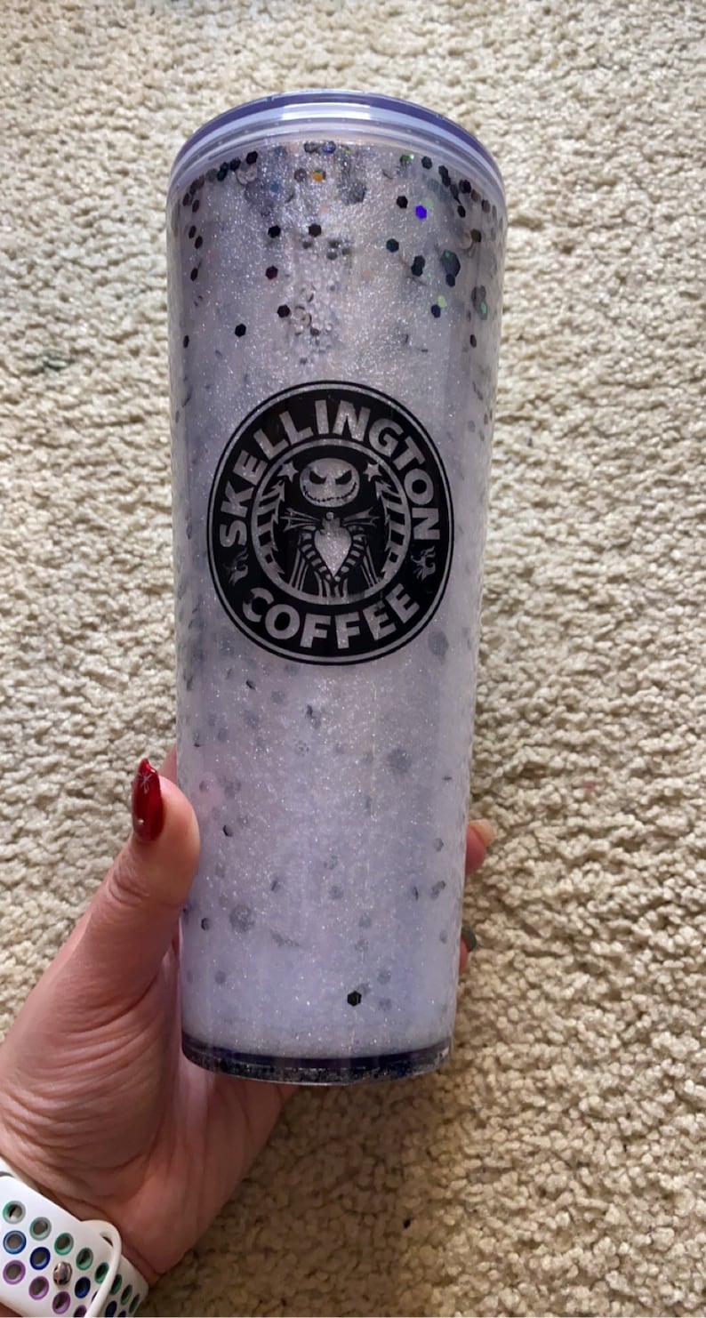 Jack Skellington Snowglobe Tumbler image 1