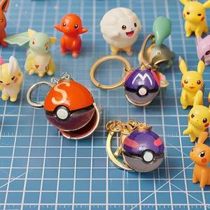 Handmade 3D Poke.ball Keychain – Premium Collectible