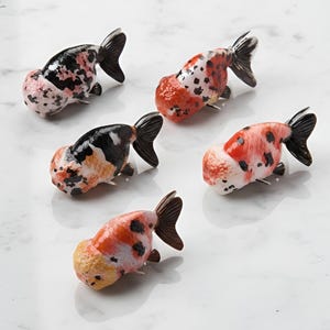 陶器 金魚 鉢 立体装飾 飾り鉢 陶器の金魚鉢 - Etsy 日本
