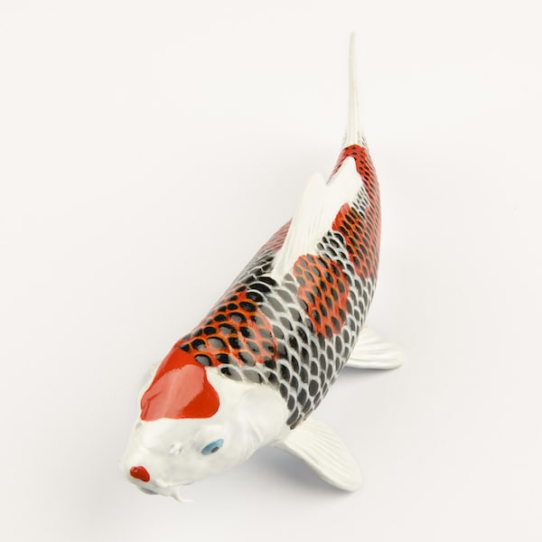 9 CM - Koi Fish Figure - [Ruby Collection] - Resin Figure - Collectibles & Décor
