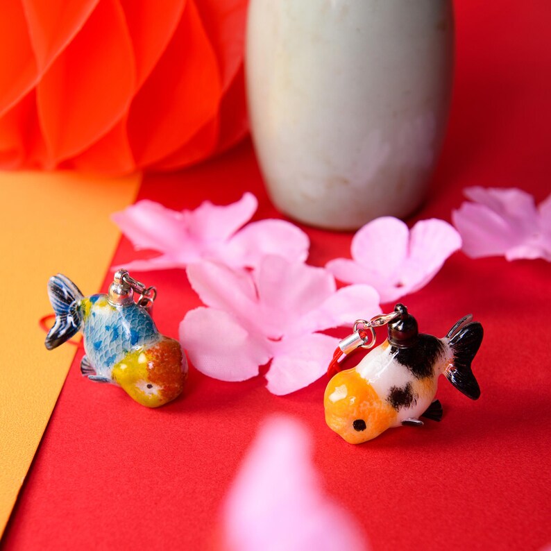 UNIQUE 3D Handmade Ranchu Goldfish Christmas Ornament - One-of-a-kind ...