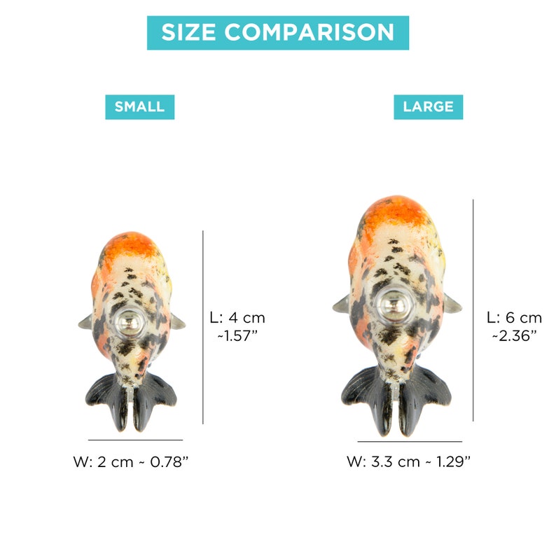 UNIQUE 3D Handmade Ranchu Goldfish Christmas Ornament - One-of-a-kind ...