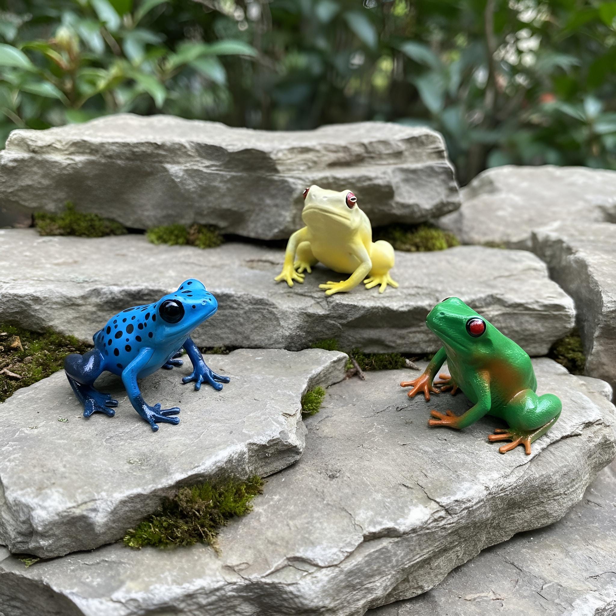 Poison Dart Frog Resin Figurine – Hand-painted Mini Sculpture, 2