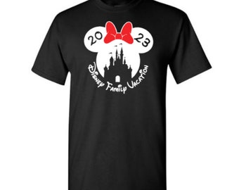 Disney Family Vacation Minnie and Mickey Mouse T-shirts