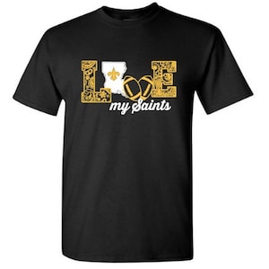 New Orleans Saints Love Football Fan T-shirt