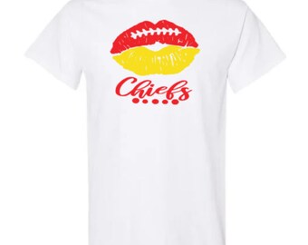 カンザスシティ チーフス フットボール リップス チーフス ファン スポーツ ファン Tシャツ