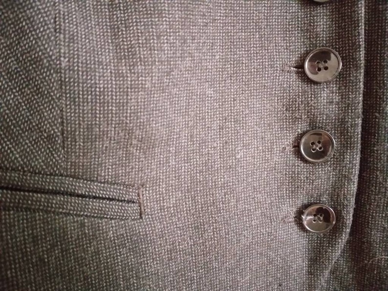 Black Costume Vest Women's Suit Vest Full Back Vest Etsy