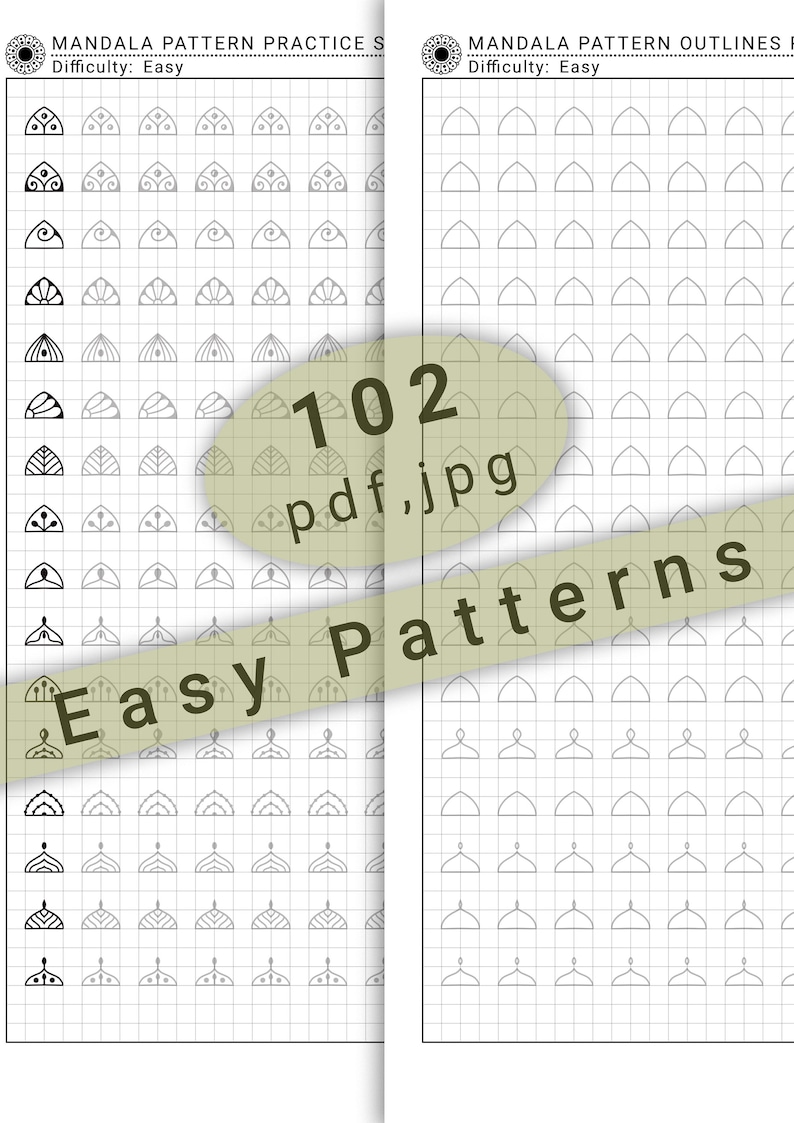 102 Easy Basic Mandala Patterns To Practice In Pdf Jpg For Mandala 102 Easy Basic Mandala Patterns To Practice In Pdf Jpg For Mandala