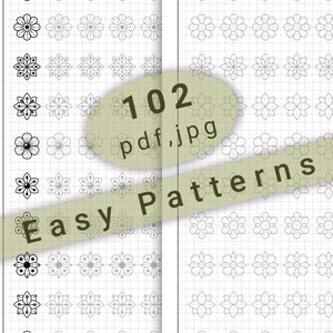 Simple Mandala Patterns.pdf 102 Easy Basic Mandala Patterns to Practice in PDF/JPG for Mandala ...