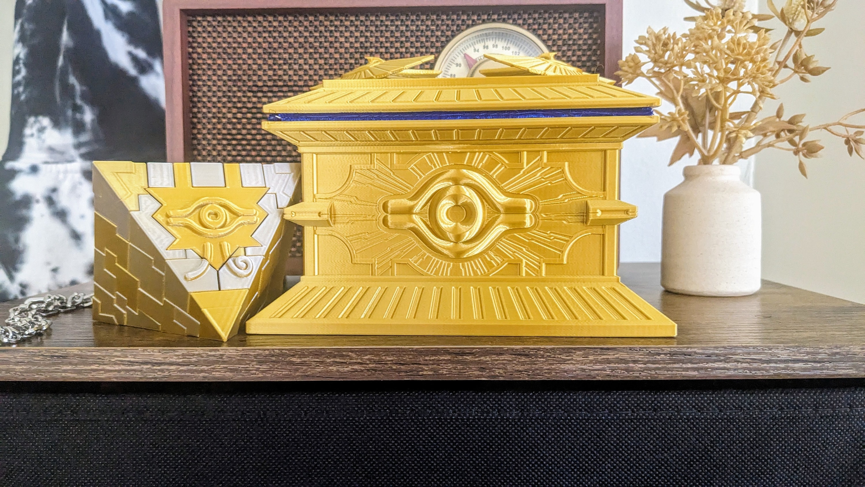 psy deck yugioh Yu-Gi-Oh Gold Sarcophagus & Millennium Bricks Resin Statue