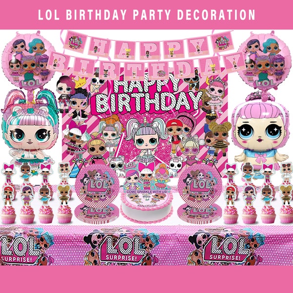Lol Party Supplies Etsy