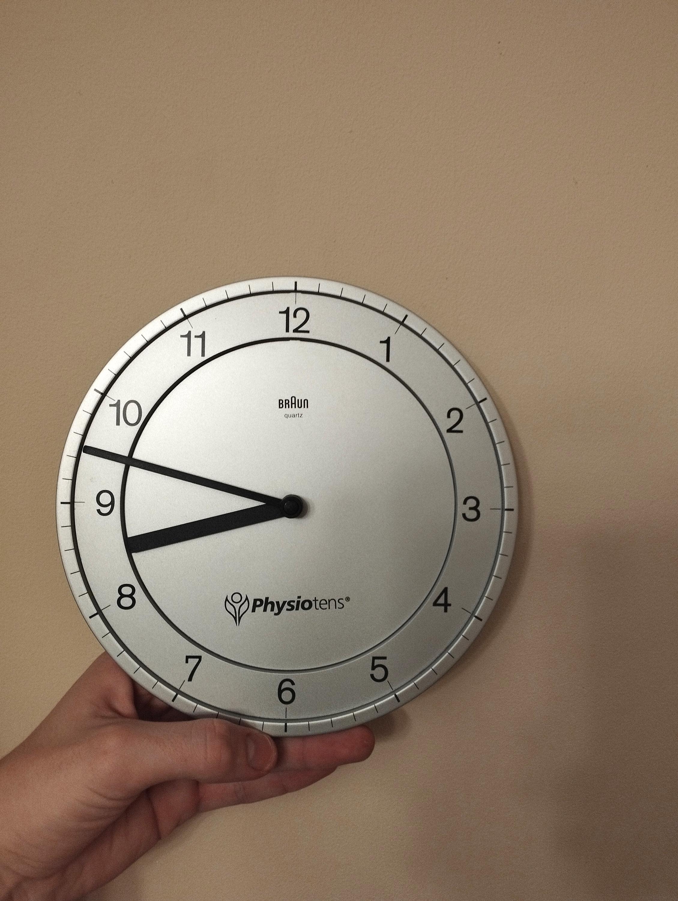 BRAUN 壁掛時計Type4861 Vintage Braun Type 4861 Wall Clock | Dieter Rams Design
