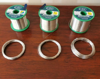 Tin wire 0.3mm, 0,5mm, 0.8mm, MADE IN JAPAN, tin wire, Highest quality, high solderability, for making jewelry, Tin, Silver, free gift