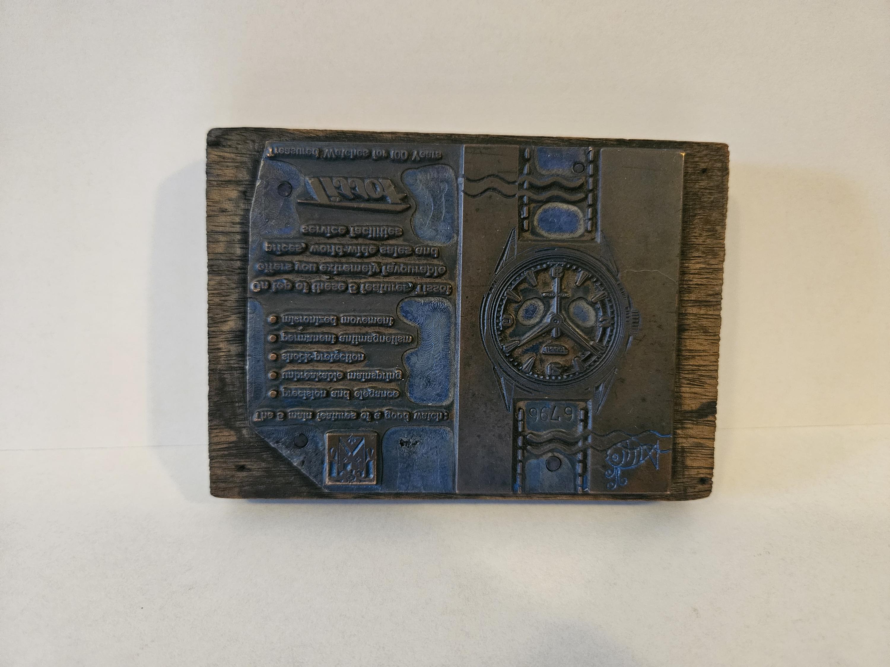 antique stamp advertisement of tissot watches, 40's - 50's, stamp, advertisement, monument, tissot, tissot watch, monument