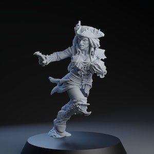 Vampire Pirate Captain Star Player. For Fantasy Football. By Brutefun Miniatures