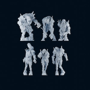 Necromancer’s Horrors Zombies by BruteFun Miniatures, Undead, Fantasy Football