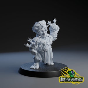 Halfling Bomber Star Player by BruteFun Miniatures. Fantasy Football/Death Bowl