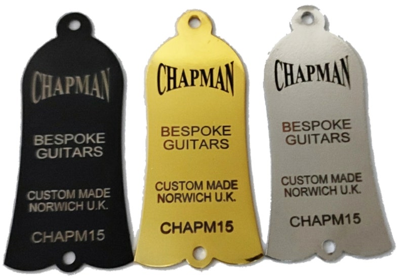 GUITAR TRUSS ROD COVER inciso personalizzato - adatto per USA GIBSON