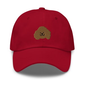 Poodle Hat / Poodle Mom Hat / Poodle Dad Hat / Poodle Mom Gift / Poodle Dad Gifts / Brown Funny Poodle