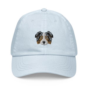 Blue Merle Australian Shepherd Hat / Gifts for Merle Aussie Lovers / Australian Shepherd Mom Hat / Merle Aussie Dad Hat