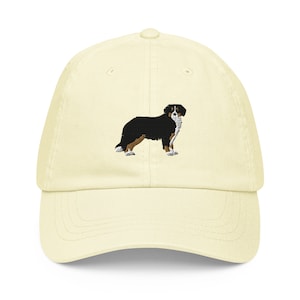 Embroidered Bernese Mountain Dog Hat, Gifts For Bernese Lovers, Berner Mom Hat, Bernese Dad Gifts